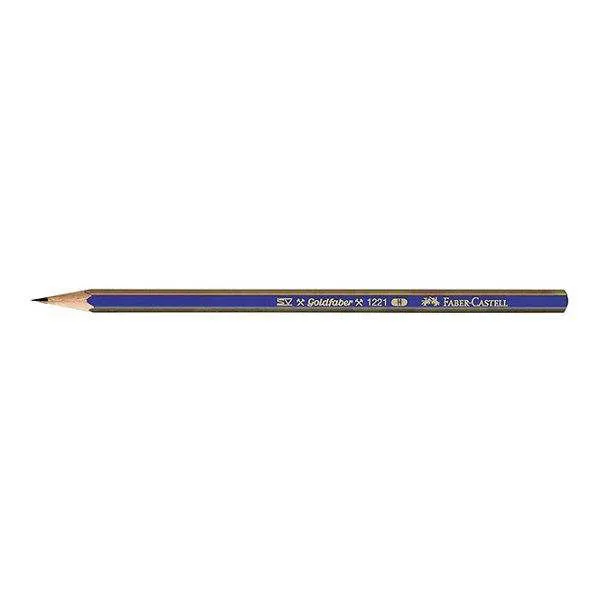 مداد طراحی فابر کاستل مدل گلد فابر HB بسته 12 عددی