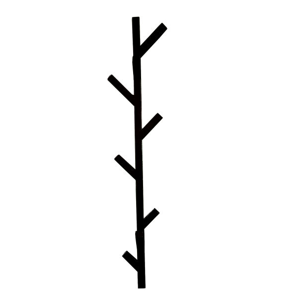 آویز لباس طرح درختی نارون کد08