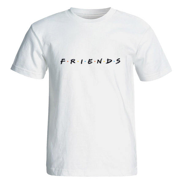 تی شرت آستین کوتاه زنانه طرح فرندز کد 35123