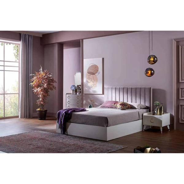سرویس تخت خواب دو نفره مدل نور سایز 160×200 سانتی متر 