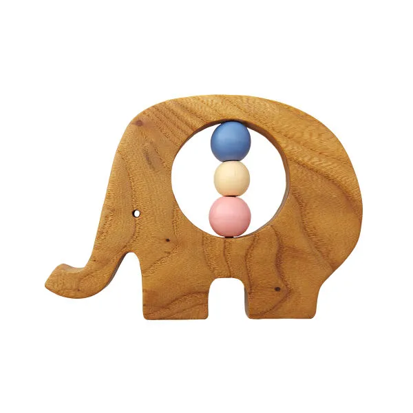 دندان گیر کودک مدل فیل چوبی