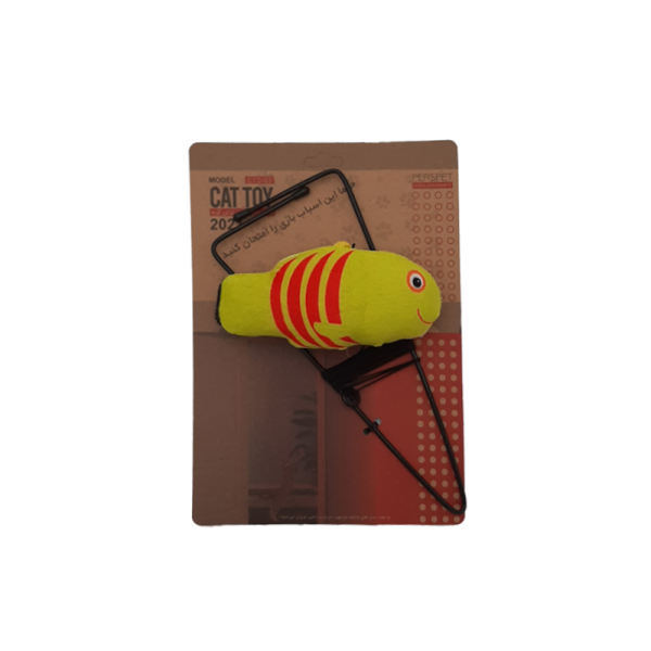 اسباب بازی گربه مدل ماهی آویز لرزان کد CTS-03