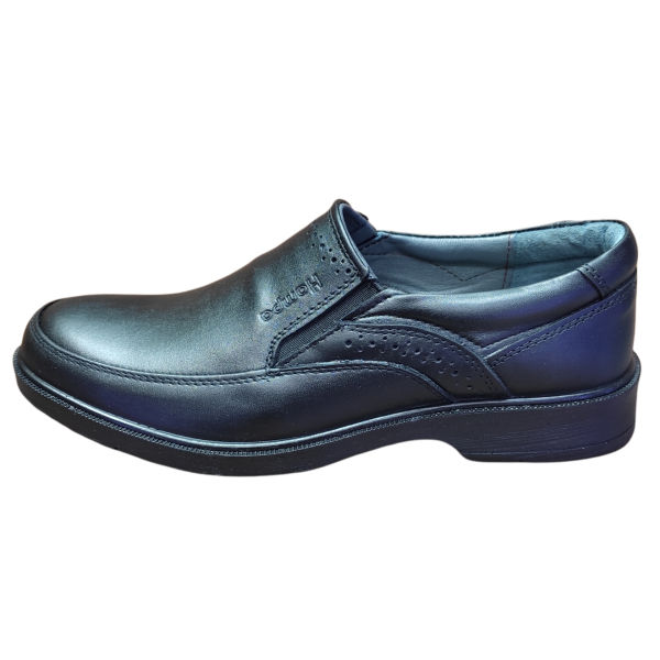 کفش مردانه همپا مدل طبی چرمی طبیعی رنگ مشکی