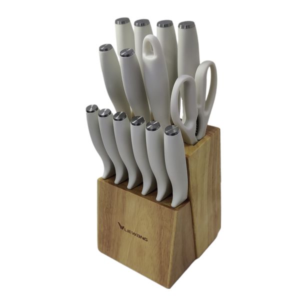 سرویس چاقوی آشپزخانه  15 پارچه لیوانگ مدل kitchen-knives