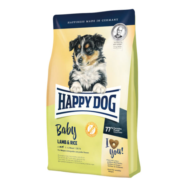 غذای خشک سگ هپی داگ مدل Baby Lamb&Rice وزن ۱۰ کیلوگرم