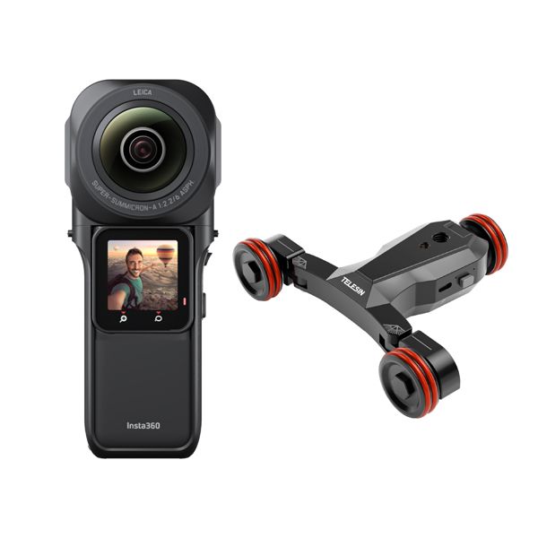 دوربین فیلم برداری ورزشی اینستا 360 مدل ONE RS 1-INCH 360 EDITION به همراه لوازم جانبی