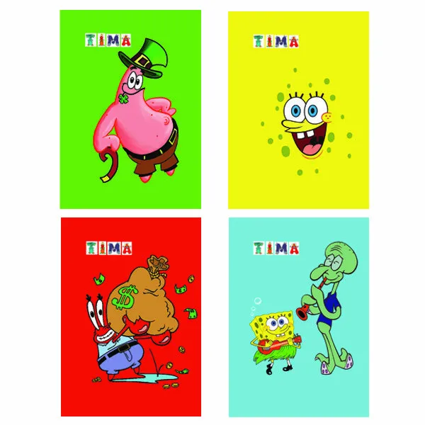 دفتر نقاشی تیما مدل Sponge مجموعه 4 عددی