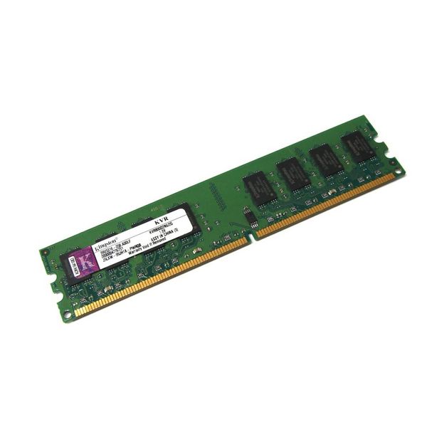 رم کامپیوتر DDR2 دو کاناله 800 مگاهرتز CL6 کینگستون مدل KVR800D2S6/2G ظرفیت 2 گیگابایت