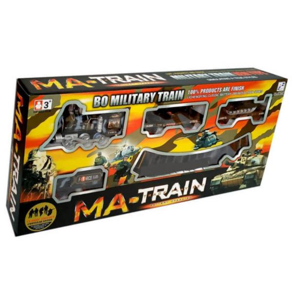قطار بازی مدل ارتشی دودزا