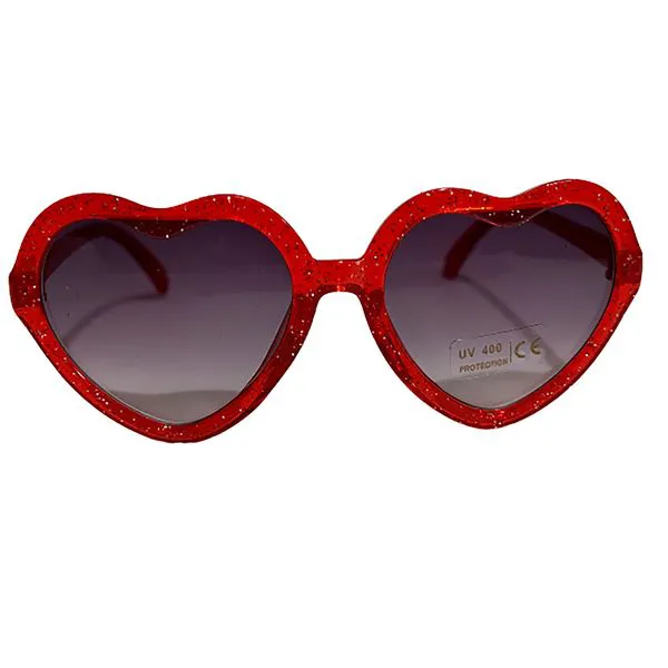 عینک آفتابی دخترانه مدل قلبی فانتزی کد  S D 22
