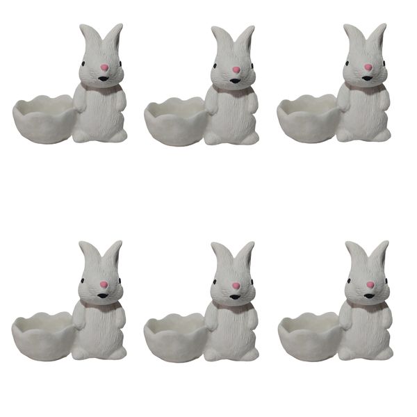 مجموعه ظروف هفت سین 6 پارچه مدل خرگوش