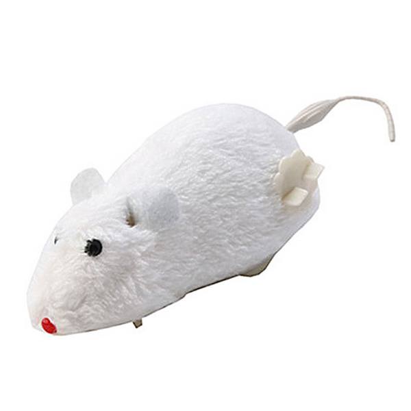 اسباب بازی گربه موش کوکی مدل Clockwork Plush Mouse-W