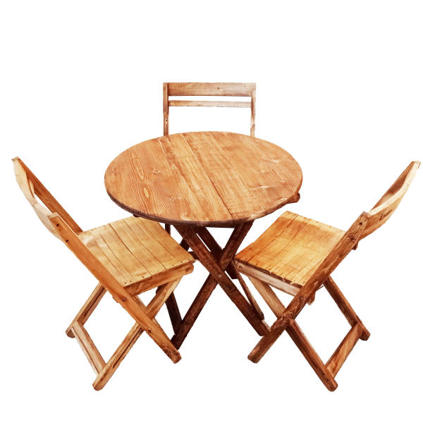 میز و صندلی ناهارخوری نیکس چوب مدل 3C85