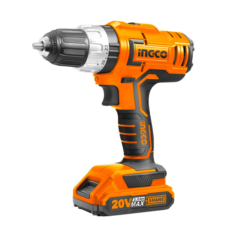 دریل پیچ گوشتی چکشی شارژی اینکو مدل CIDLI-20031-20v