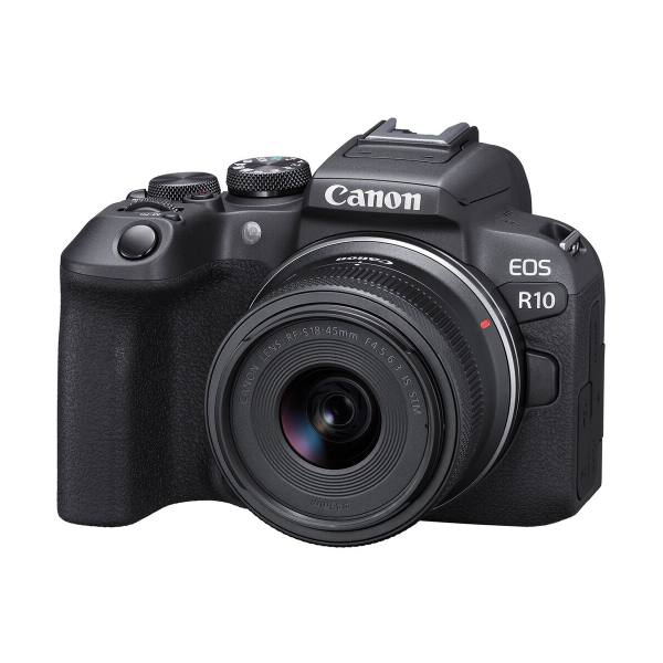 دوربین دیجیتال بدون آینه کانن مدل EOS R10  به همراه لنز  45-18