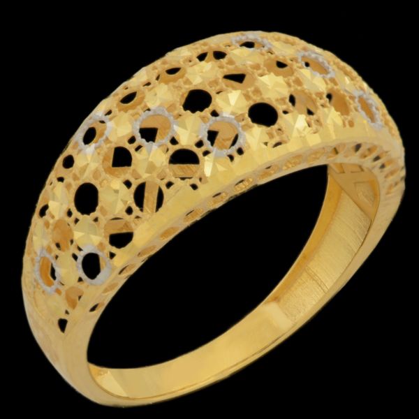 انگشتر طلا 18 عیار زنانه طلای مستجابی مدل آوا کد 67034