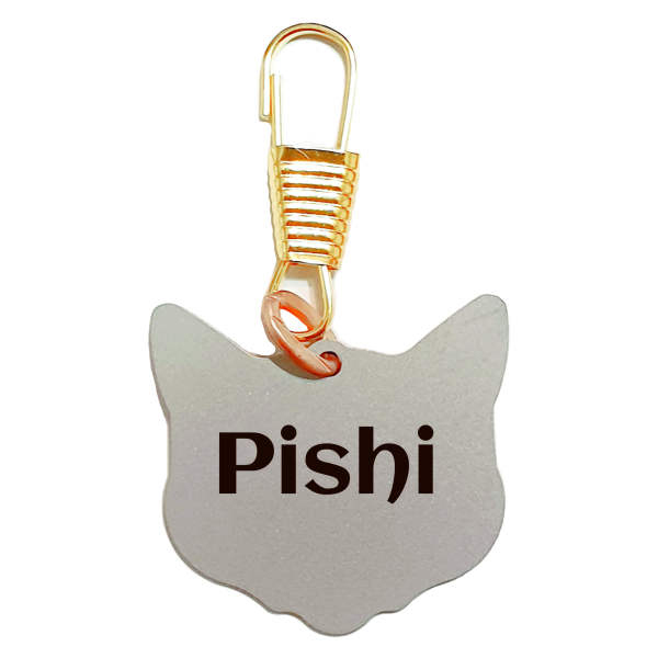 اسباب بازی گربه مدل پلاک شناسایی طرح Pishi کد 01