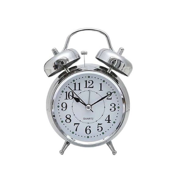 ساعت رومیزی مدل زنگ دار فلزی کد 002
