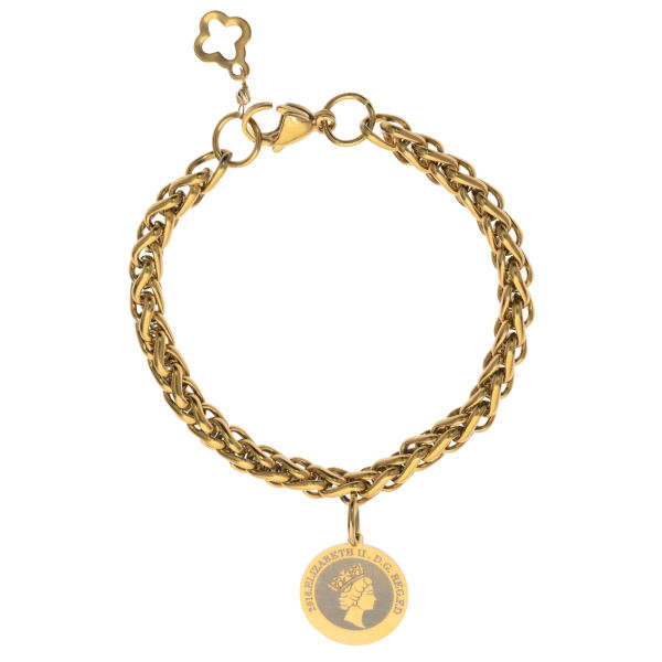دستبند طلا 18 عیار زنانه مدل TH019