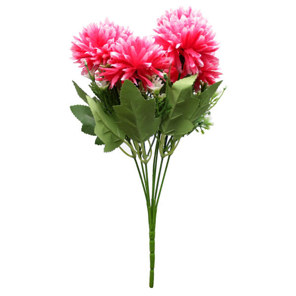 دسته گل مصنوعی مدل گل مصنوعی طرح میخک بوته 7 شاخه کد 001