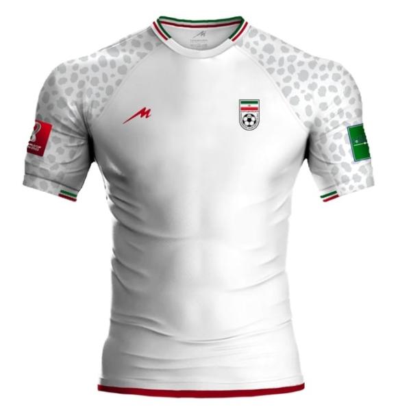 تی شرت ورزشی مردانه مروژ مدل تیم ملی ایران جام جهانی قطر کد 2022 HOME