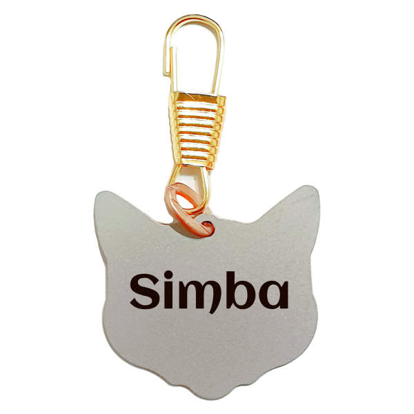 اسباب بازی گربه مدل پلاک شناسایی طرح Simba کد 01