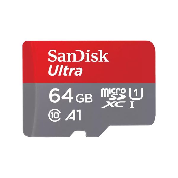 کارت حافظه سندیسک  MicroSDXC مدل Ultra A1 کلاس 10 استاندارد UHS-I سرعت 120MBps ظرفیت 64 گیگابایت