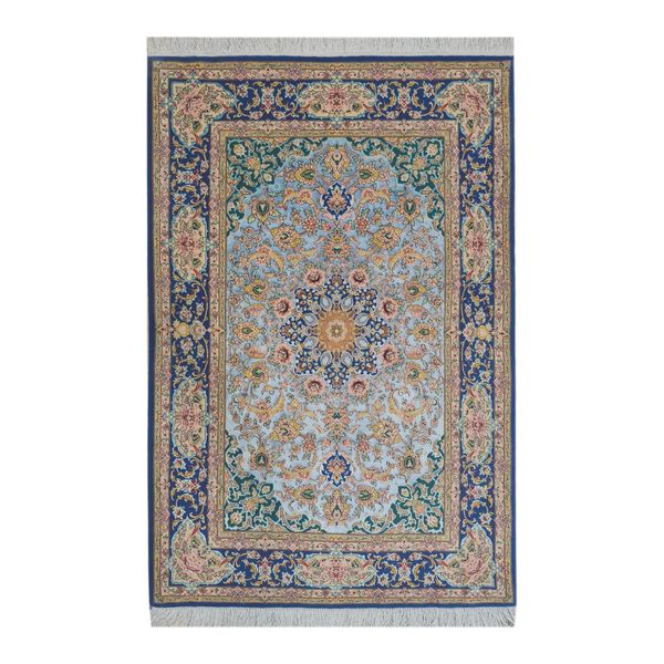 فرش دستبافت دو متری مدل اصفهان کد 1530 یک جفت