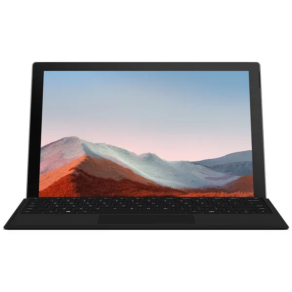 تبلت مایکروسافت مدل Surface Pro 7 Plus-i5 ظرفیت 128 گیگابایت و 8 گیگابایت رم به همراه کیبورد Black Type Cover
