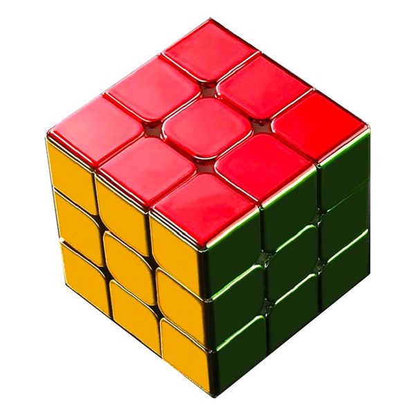 مکعب روبیک شنگشو مدل متالیک مگنتی 3×3